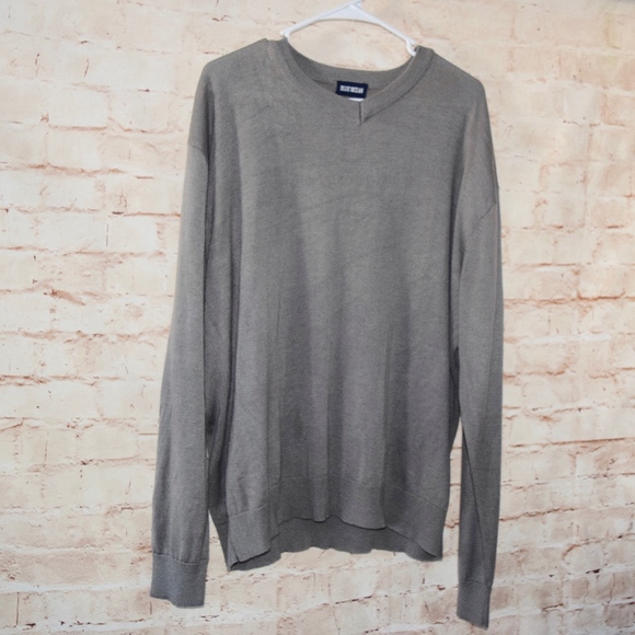 Blue Ocean V Neck Oversized Sweater - Picture 3 of 7